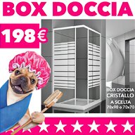 box doccia 70x90 usato