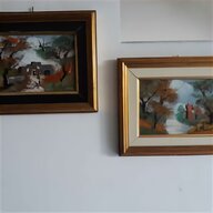 quadri paesaggi cornici legno usato