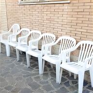 sedie plastica giardino usato