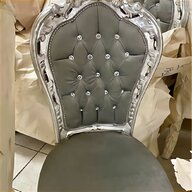 sedie foglia argento usato