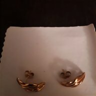 orecchini oro cerchio pomellato usato