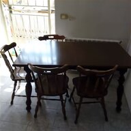 tavolo rettangolare sedie usato