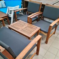 sedie legno cuscini usato