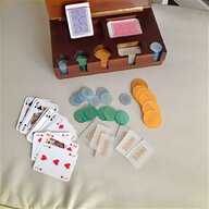 set gioco carte fiches usato