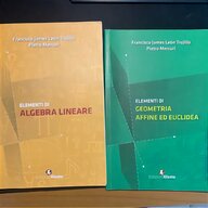 algebra lineare e geometria usato