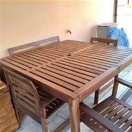 set tavolo e sedie da giardino usato