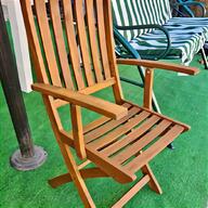 sedie legno braccioli usato