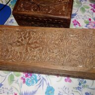 scatola legno intarsiato usato