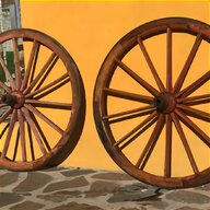 ruote legno calesse usato