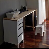scrivania legno ikea bianca usato