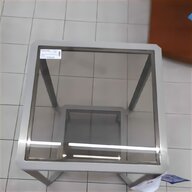 tavoli acciaio vetro usato