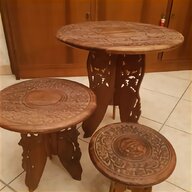 tavolino sgabello legno usato