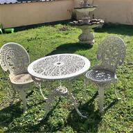 set tavolo e sedie da giardino usato
