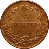 2 centesimi 1906 usato