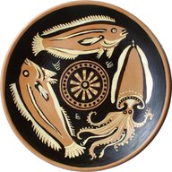 ceramica antica piatto usato