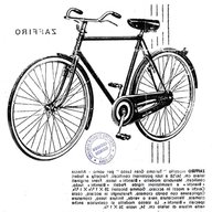 bicicletta epoca bianchi adesivi usato