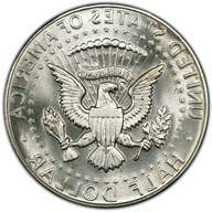 half dollar 1965 usato