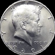 half dollar 1969 usato