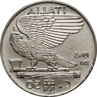 50 centesimi 1943 usato