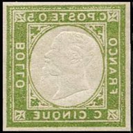 francobolli regno 1861 usato
