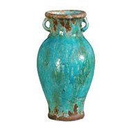 vasi terracotta turchese usato