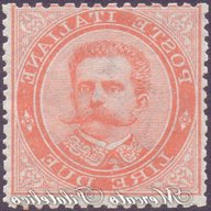 francobolli italia 1879 usato
