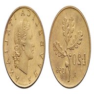 20 lire moneta usato