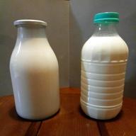 bottiglia latte usato