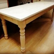 tavolo legno grezzo gambe usato