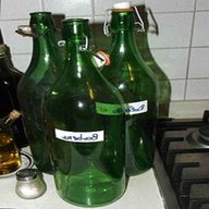 bottiglie vino antiche vuote usato