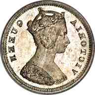 10 cent 1866 usato