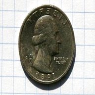 moneta quarter dollar 1985 usato