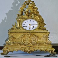 antico orologio camino usato