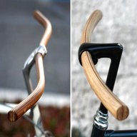 bici legno manubrio usato