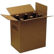 scatole cartone bottiglie usato