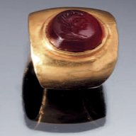 anello romano corniola usato