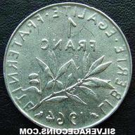 1 franc 1964 usato