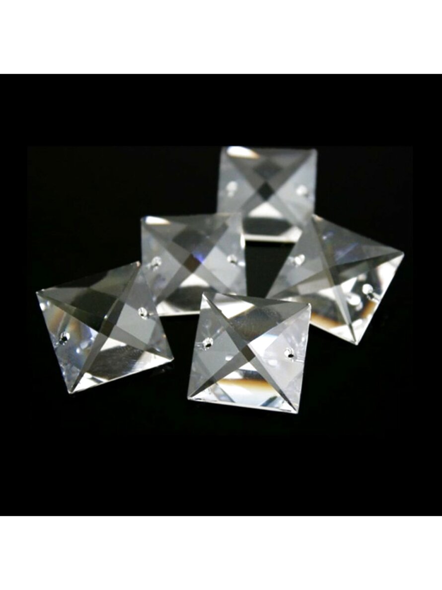 prisma 6,5x4 cm #1 Goccia Cristallo per ricambio lampadari antichi 