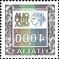 francobolli 4000 italia usato