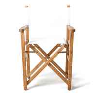 sedia regista legno telo usato