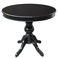 tavolo rotondo nero in vendita usato