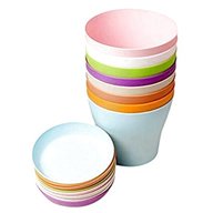vasi plastica colorati usato