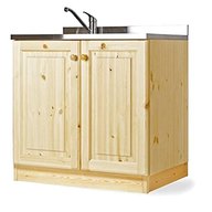 mobile lavello cucina legno usato