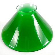 paralume vetro verde usato