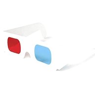 occhiali 3d carta usato