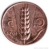 5 centesimi 1934 usato