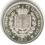 50 centesimi 1861 usato