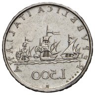 500 lire argento caravelle prova usato