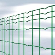 rete recinzione plastificata verde usato
