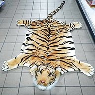 tappeto tigre usato